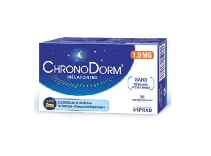 CHRONODORM MELATONINE 1,9MG CP/30