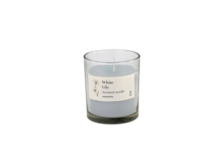 White lily scented candle