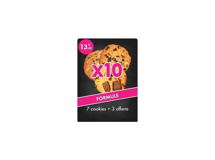 Ballotin De 10 Cookies