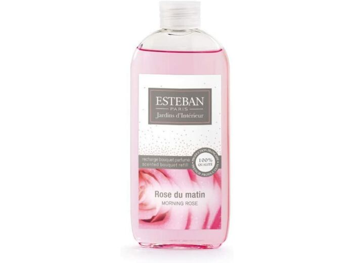 ESTEBAN Recharge pour bouquet parfumé 300ml Rose du matin - Esteban