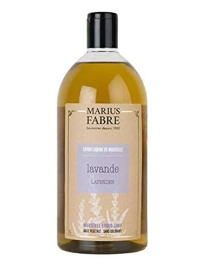 Marius Fabre Savon Liquide de Marseille Lavande, Taille - 1 L