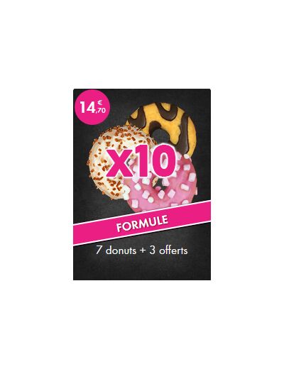 Ballotin De 10 Donuts
