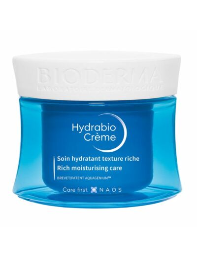Crème ultra-hydratante 50ml Hydrabio Peaux très sèches Bioderma
