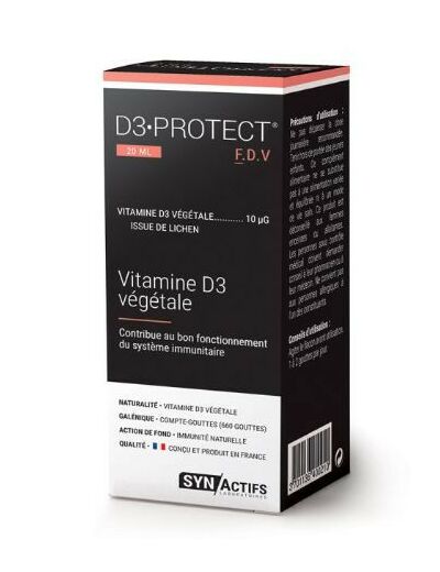 SYNACTIF VITAMINE D3 PROTECT 20ML