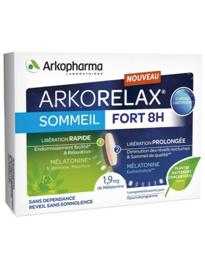 ARKORELAX SOMMEIL FORT 8H CP/15