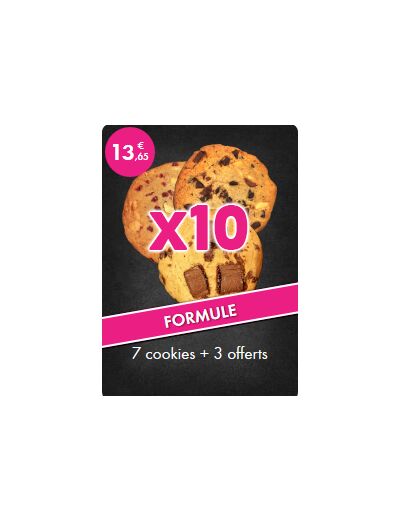 Ballotin De 10 Cookies