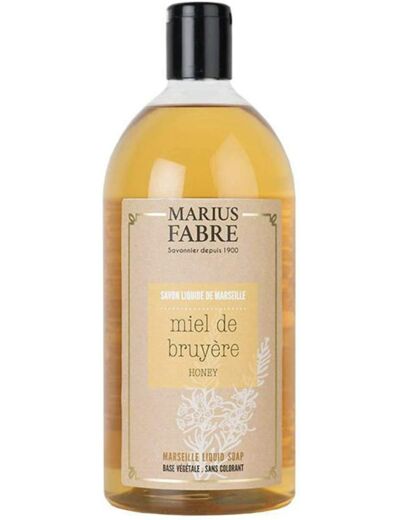 Marius Fabre Savon Liquide de Marseille Miel de bruyère, Taille - 1 L